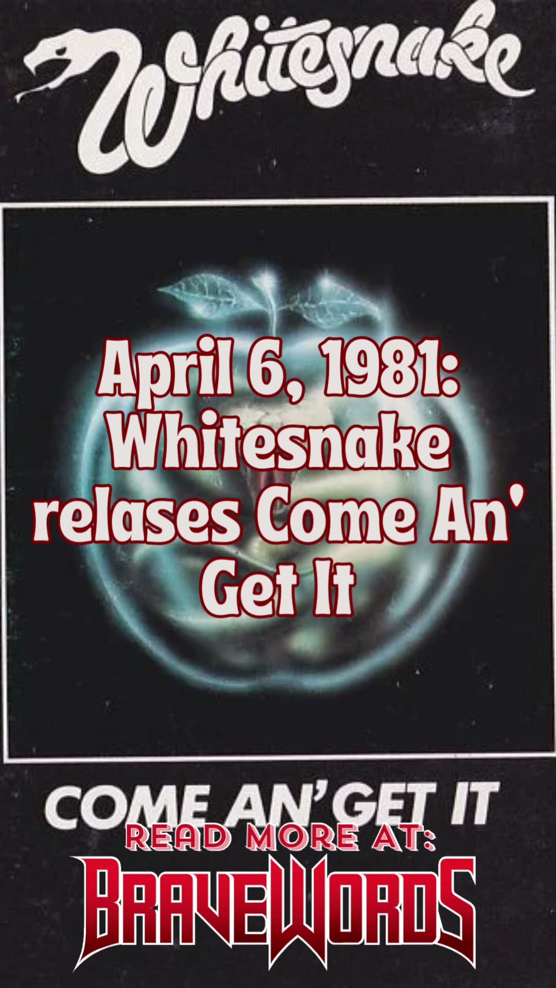 45 years ago WHITESNAKE releases COME AN' GET IT! - YouTube