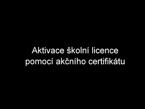 Video: Licencování Na Klíč Ministerstva Pro Mimořádné Situace