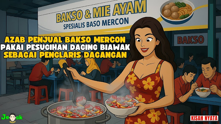 AZAB PENJUAL BAKSO MERCON PAKAI PESUGIHAN DAGING BIAWAK SEBAGAI PENGLARIS DAGANGAN ||  ANIMASI AZAB