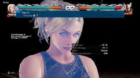 Tekken 7 lidia sobieska movelist (command list)