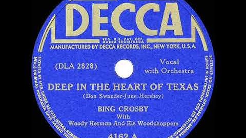 1942 HITS ARCHIVE: Deep In The Heart Of Texas - Bing Crosby with Woody Herman’s band