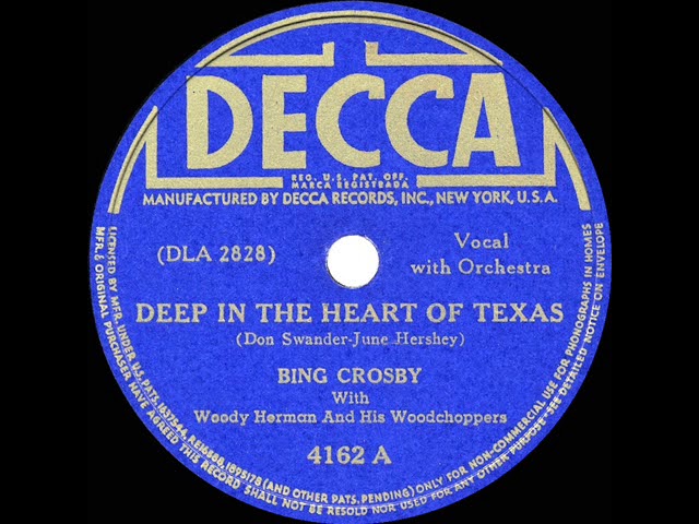 Bing Crosby - Deep In the Heart of Texas