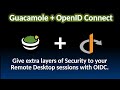 Install guacamole rdp and add open id connect authentication to it