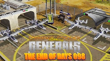 USA Air Force vs China | Mod THE END OF DAYS 098 | C&C Generals Zero Hour