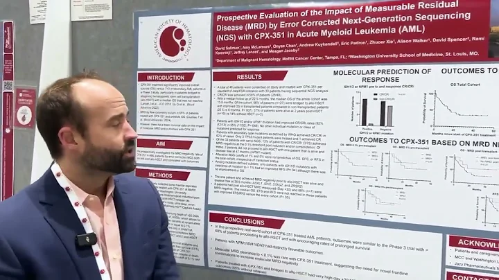 ASH 2024: David Sallman, MD on MRD Evaluation via NGS with CPX-351 in Acute Myeloid Leukemia