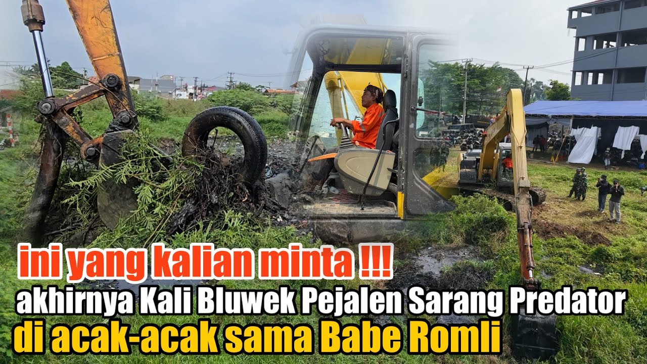 NGERI‼️Harapan Kalian Dikabulkan💥Akhirnya Kali Bluwek Pejalen Sarang Predator DiBongkar Dan Dikeruk