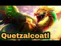 Quetzalcoatl le dieu serpent  plumes mythologie aztque