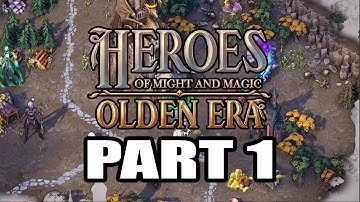 Heroes of Might and Magic: Olden Era Playthrough 1, Part 1 ( Dungeon, Jebus Cross, 200% Difficulty )