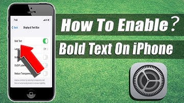 How to Turn on Bold Text on iPhone (2024)