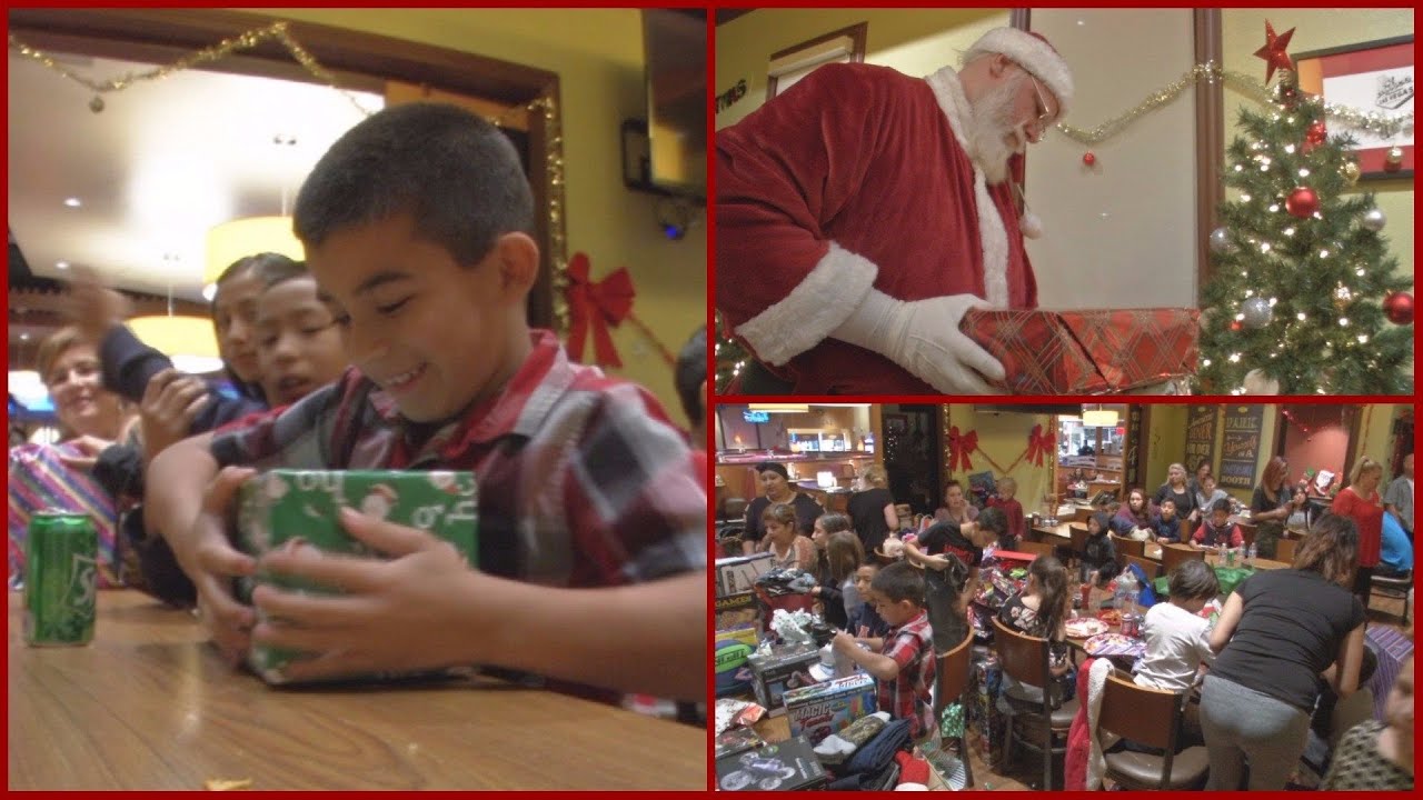 VIDEO: Scottsdale Denny's staff surprises 19 kids with Christmas celebration