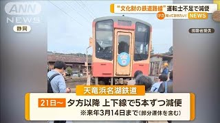 “文化財の鉄道路線”　運転士不足で減便【知っておきたい！】【グッド！モーニング】(2024年12月16日)