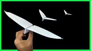 Como fazer um avião de papel bumerangue ver 52 | Origami paper airplane