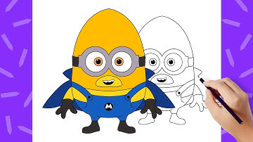 How to draw MEGA MINION GUS | Despicable me 4