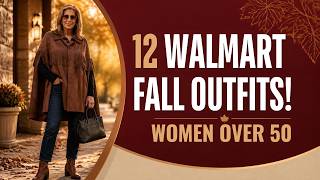 12 Walmart Fall Outfits for Women Over 50 🍂 Affordable & Stylish Try-On Haul!