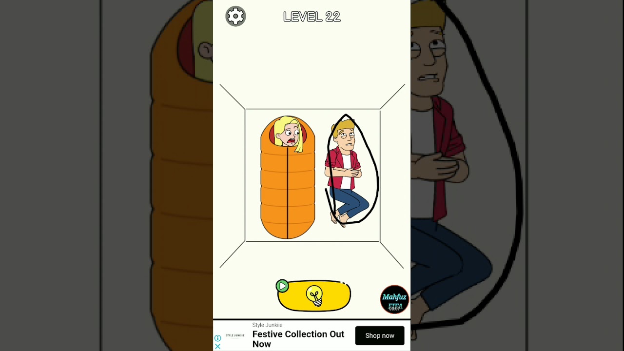 Draw happy story Level 22 🎮🎮 Draw Happy story: Drawing games - DOP love story || Mahfuz FIFA