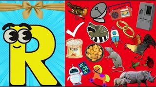 Words Start With R 30 Words Vocabulary Daily Routine Words 2D Animated Video