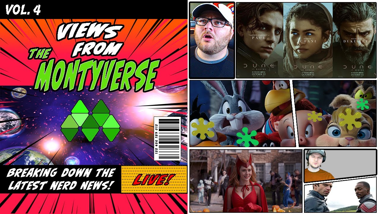 DUNE posters, SPACE JAM: A NEW LEGACY thoughts, DEADPOOL in MCU? l Views From The MontyVerse