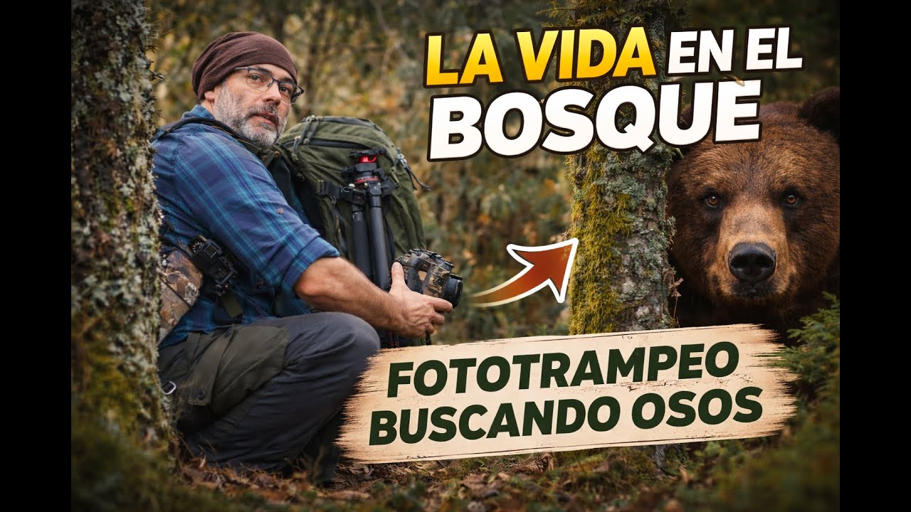 La Vida en el Bosque | Me AISLÉ en el Bosque para Fotografiar al Oso - Cap11 (4k)