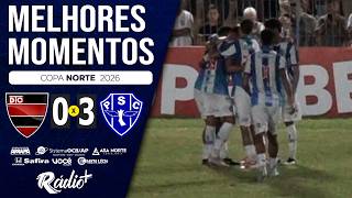 TREM 0 X 3 PAYSANDU | Melhores Momentos | Copa Norte 2026