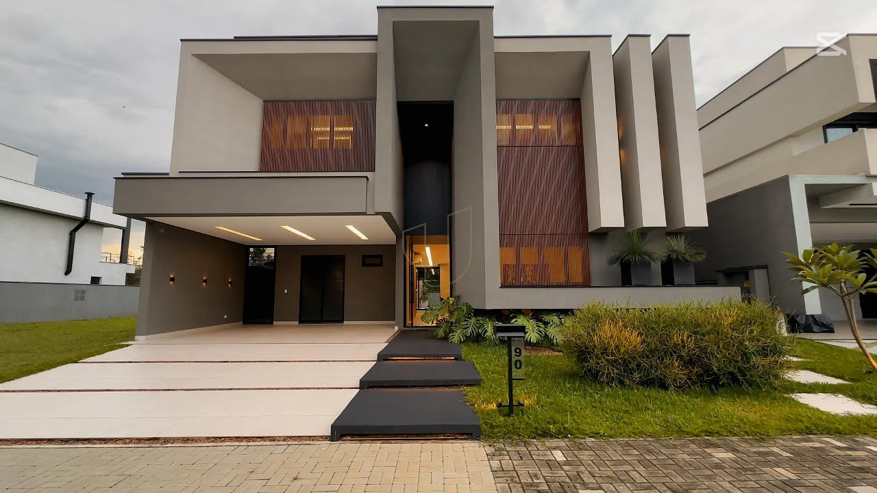 Sobrado sofisticado e moderno com 4 suítes no Jardim do Golfe I - São José dos Campos/SP