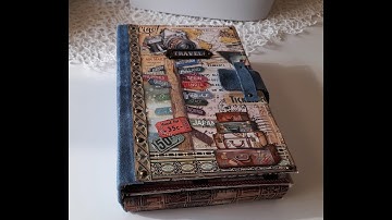 Art of travelling Stamperia lapbook junk journal