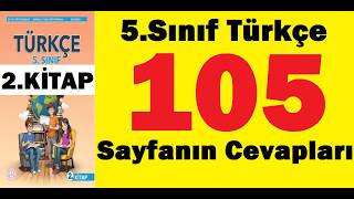 5.Sınıf Türkçe 2.Kitap Sayfa 105 Cevapları Pdf Çözümleri Meb Yayınları