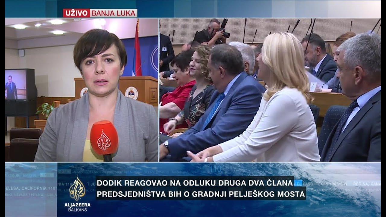 سميليانيتش: المعارضة لا ترى صلة بين جسر بيليشاتس وجمهورية صربسكا