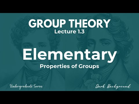 Group Theory Lecture