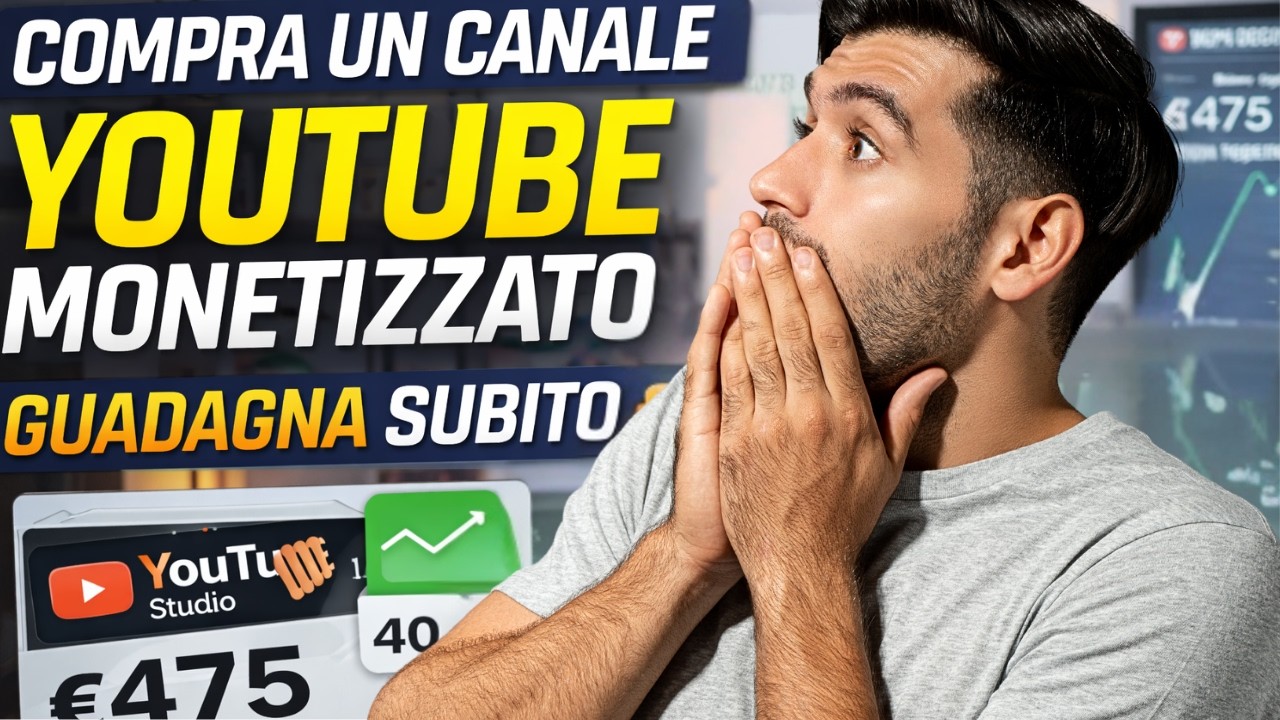 Canale YouTube Monetizzato Subito: Ecco Come Iniziare a Guadagnare Senza Aspettare