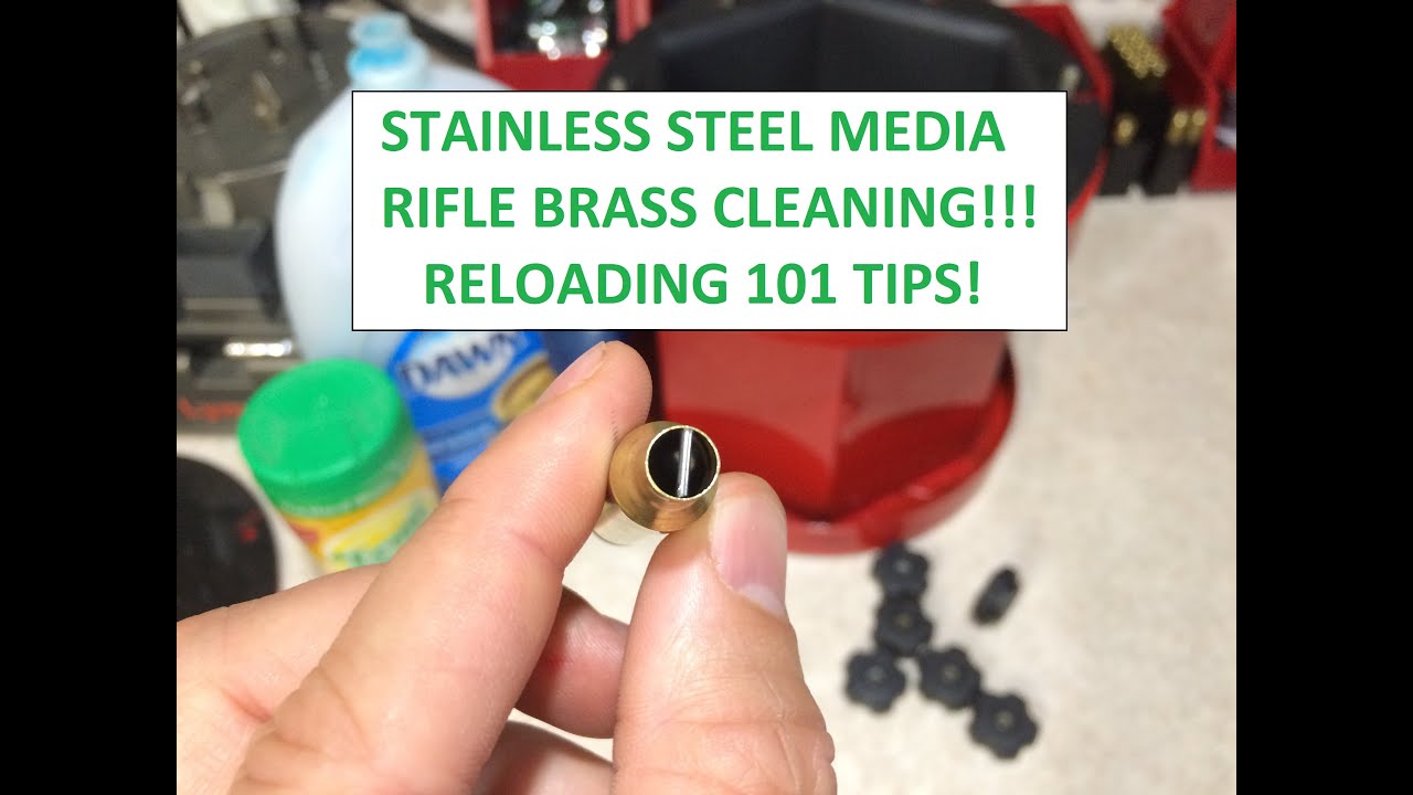 Wet Tumbling Brass - Using a Harbor Freight Rock Tumbler and Stainless  Steel Pins - The Reloaders Network