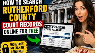 How to search Rutherford County court records online for free