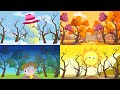 Weather Song for kids | "Sun, Rain, Wind, and Snow" | The Singing Walrus