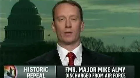 Fmr. Major Mike Almy On President Signing DADT Rep...