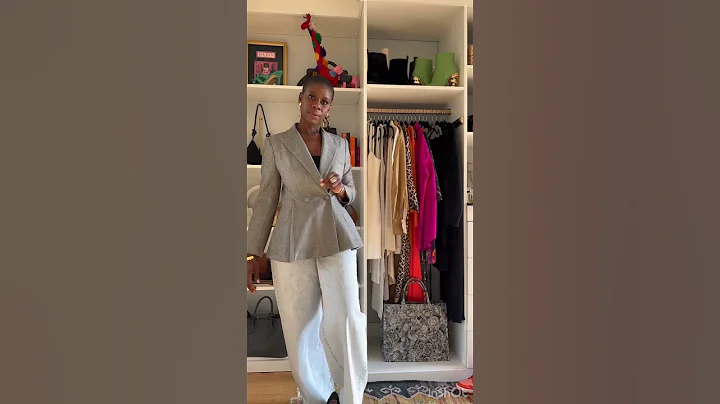 Three Spring Blazers with Express Wide Leg Jeans #springoutfits - DayDayNews