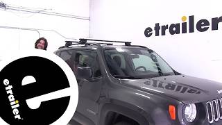 etrailer | DIY 2017 Jeep Renegade Installation for the Yakima RidgeLine Roof Rack for Flush Rails