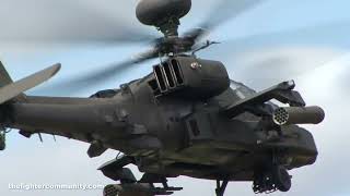 Army Air Corps AH-64D Apache Attack Helicopter Display at the Royal International Air Tattoo 2011