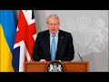 Прем'єр-міністр Великої Британії Борис Джонсон виступив у Верховній Раді України з відеозверненням