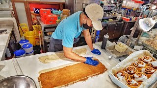 Making Delicious Cinnamon Rolls Minibons By Cinnabon