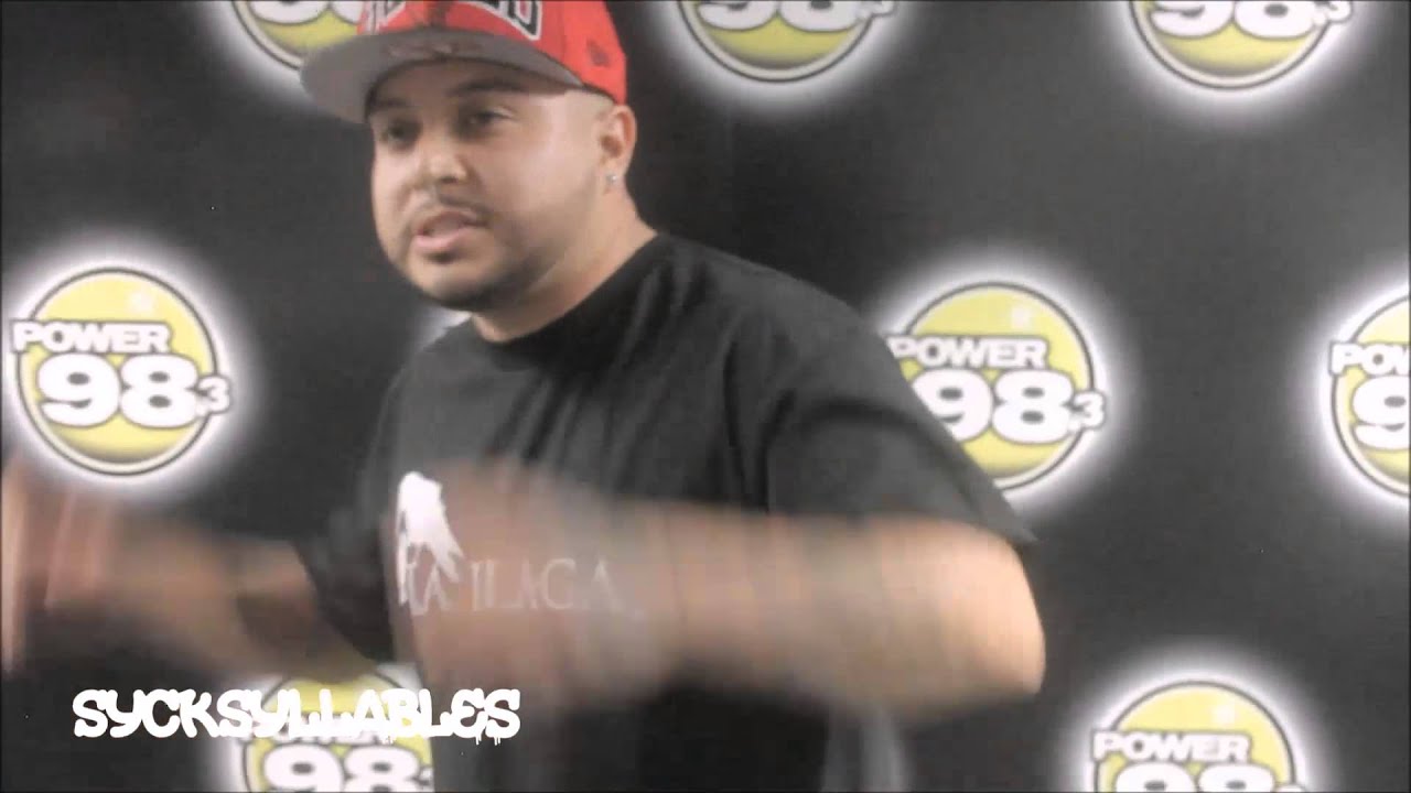 Sycksyllables freestyle at power983FM Phoenix, Arizona RAP HIP HOP 2015