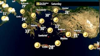 European Holiday Weather 25-28 July