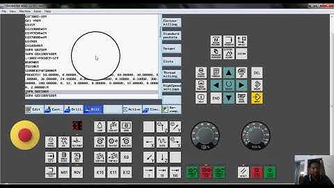 membuat program dengan menggunakan simulator sinumerik 808D