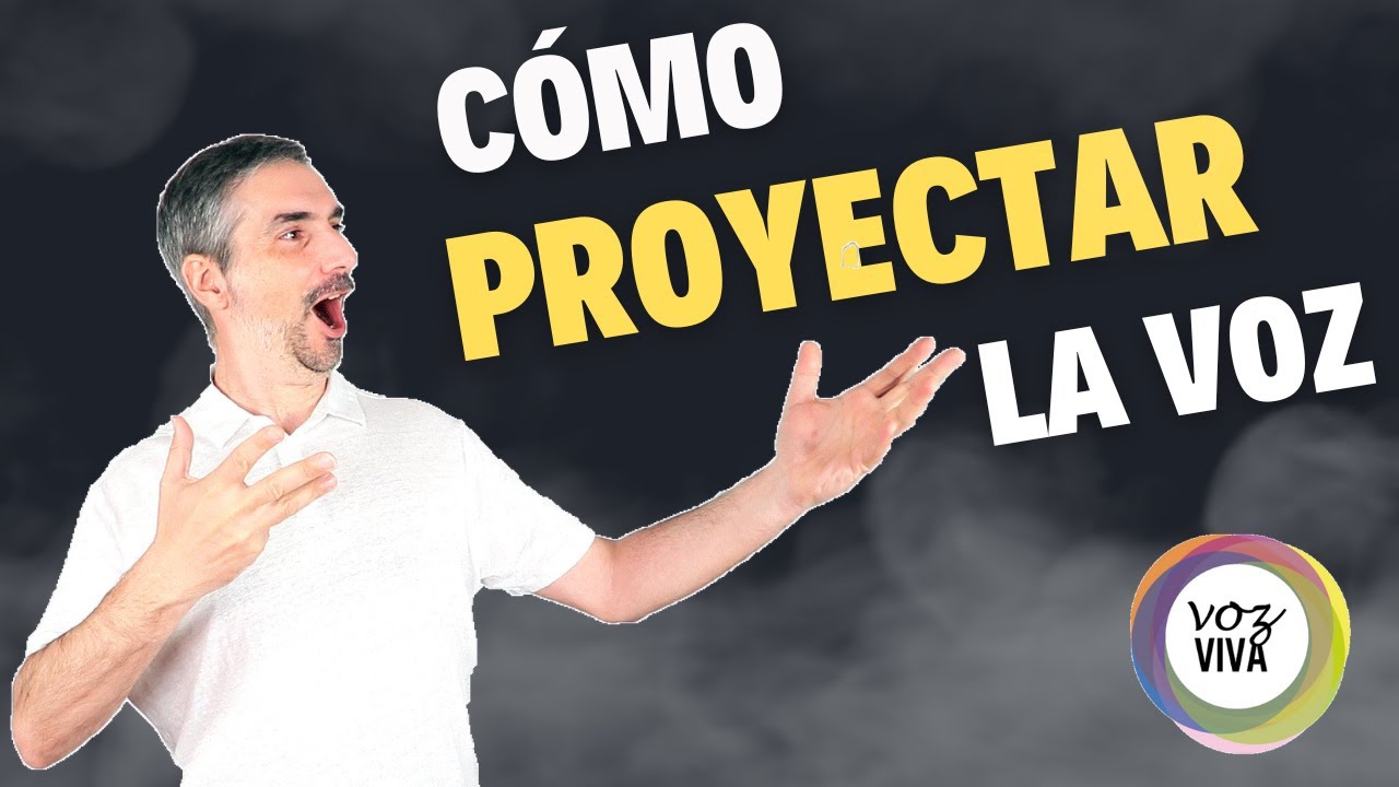 Como PROYECTAR la voz en 3 PASOS  [muy efectivo] ¡La base para aprender a cantar bien!