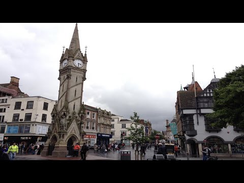 Leicester - Oadby to City Centre (Real Time Video - 1)