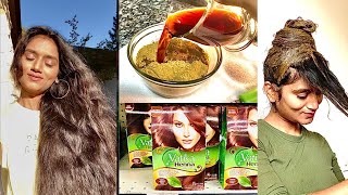 मेहेंदी अशी लावा / Applied Henna Mehendi by myself , Perfect way to apply Henna#naturalhaircare screenshot 4