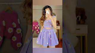 crochet woman drees كروشيه فستان بنات #crochet #tutorial #shorts #trending #diy #pattern #model