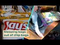 UK Nonprofit Repurposes Chip Bags Into Sleeping Bags