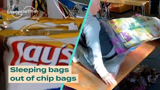 UK Nonprofit Repurposes Chip Bags Into Sleeping Bags