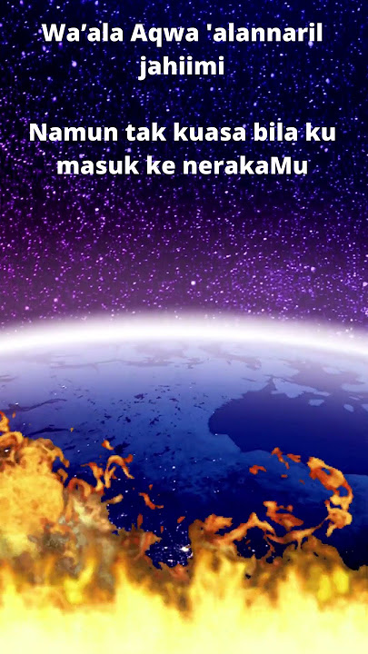 ilahilastulil firdaus Versi Lirik