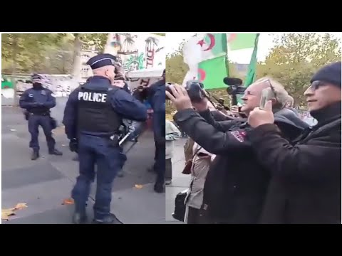 السلطات الفرنسية تمنع محتجين جزائريين من الاحتجاج على نظام بلادهم