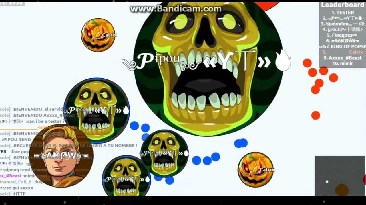 GAMEPLAY // OGAR.PW // POPSPLIT , TRICKSPLIT & SPLITRUN (SAVAGE??)